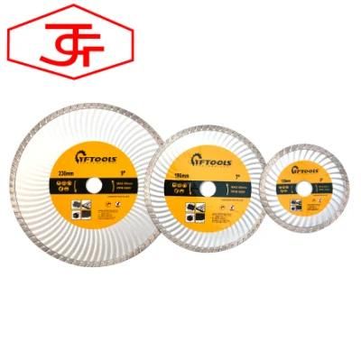 Hot Press Turbo Wave 4-3/8&quot;Diamond Saw Blade Marble Stone Cutting