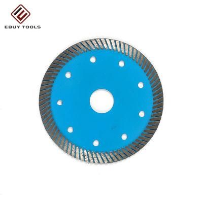 Thin Type Cutting Cutter Turbo Diamond Circular Saw Blade for Ceramic Tile Granite Porcelain