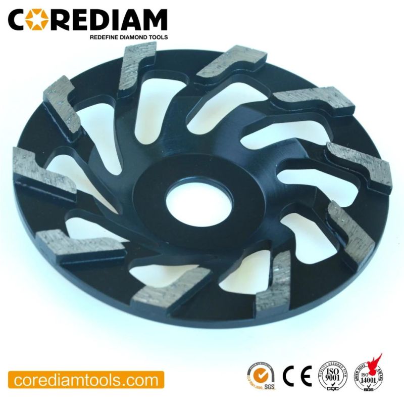 4 Inch L Segment Diamond Grinding Cup Wheel