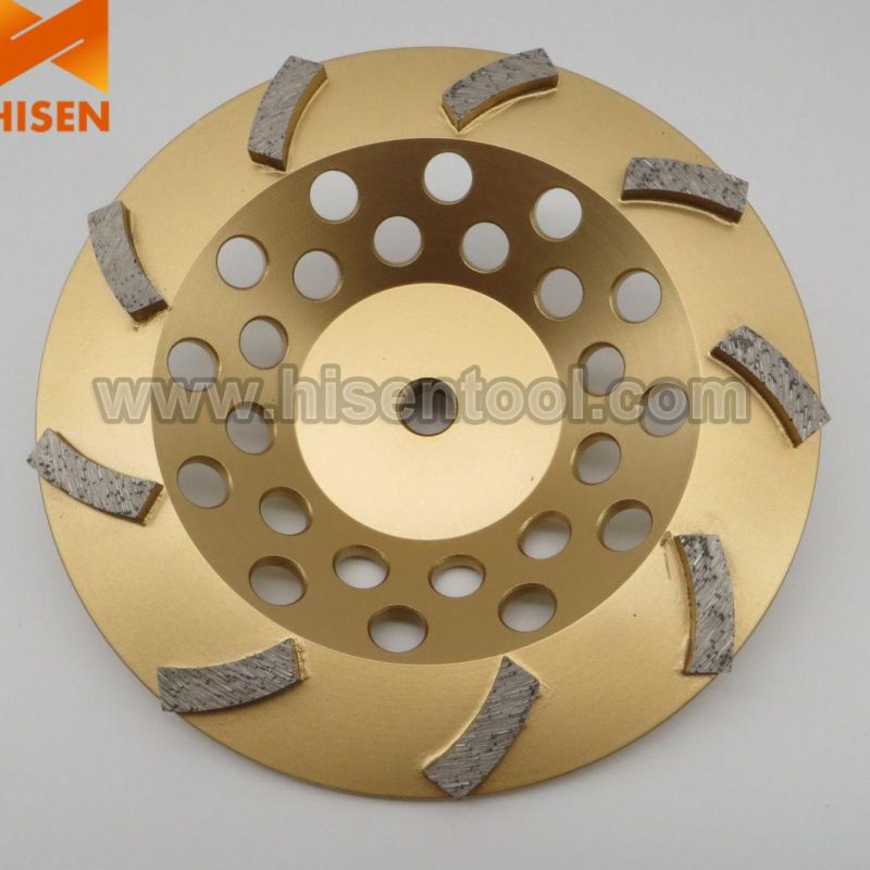 125mm Spiral Turbo Diamond Cup Wheel with 9 Segments