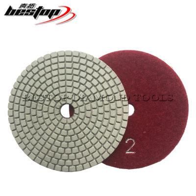 Diamond 3 Step White Polishing Pads for Granite