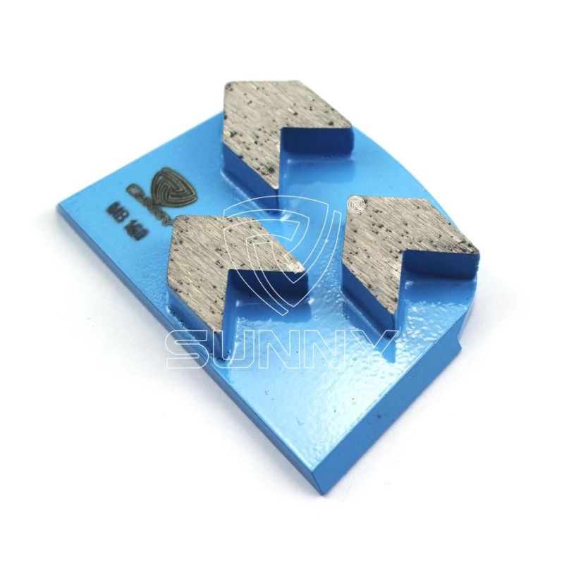 Arrow Segments Diamond Grinding Shoe for Lavina Grinders