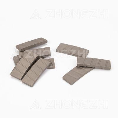 Slant Slot Diamond Cutting Tools Brazed Blade Segment