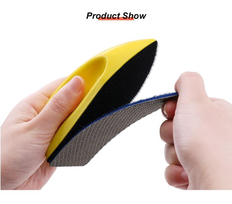 Diamond Electroplated Nano Leather Cleaning Sponge Hand Pads for Polishing Glass Floors