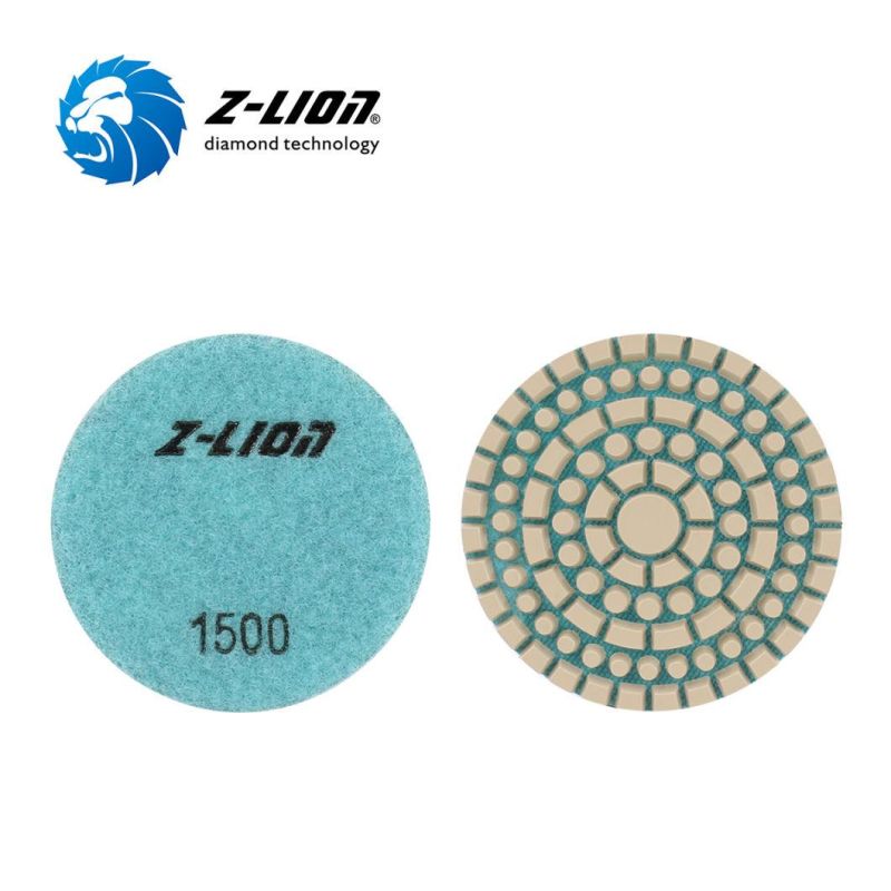 Resin Dry Diamond Tools Angle Grinder Floor Polishing Pads for Stone Concrete Grinding