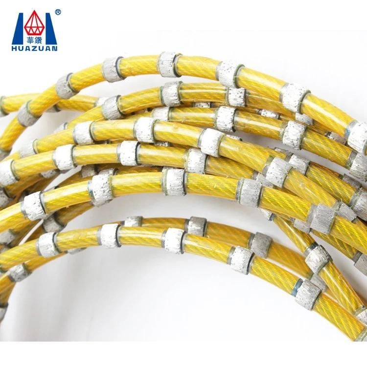 11mm Diamond Wire Saw for Stone Cutting Marble Block Squaring