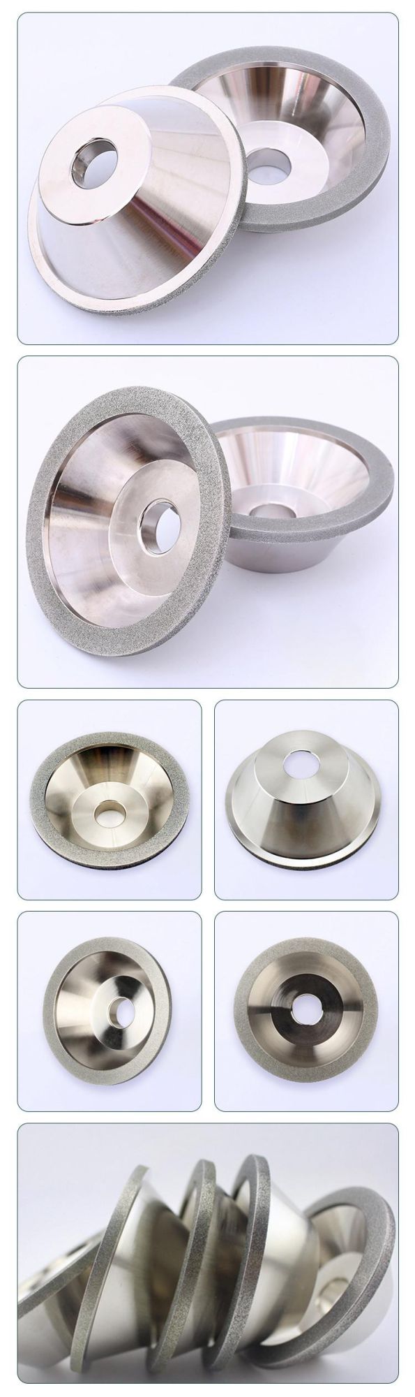 Bowl Shaped Electroplated Bond Diamond Grinding Wheel