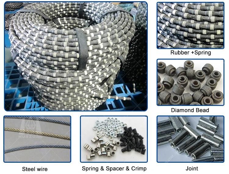 Diamond Rubber Wire Saw for Concrete Cutting