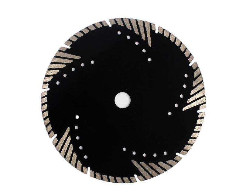 Zlion High Quality 230mm Protection Teeth Turbo Diamond Saw Blade