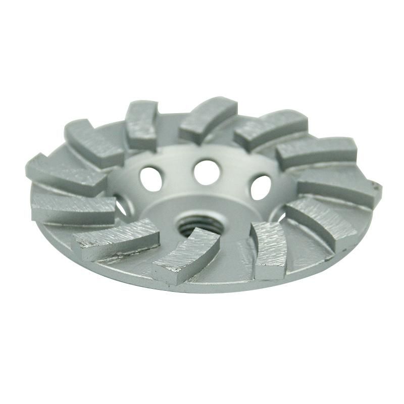 Diamond Cup Wheel with Threaded and Inclined Tooth Sharp