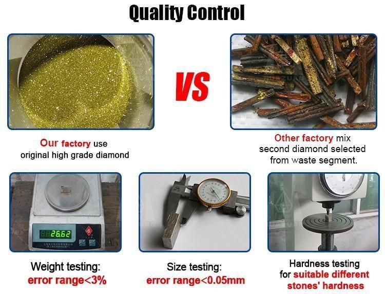 Drilling Core Bit Tool Parts Diamond Segment for Reinforced Concrete