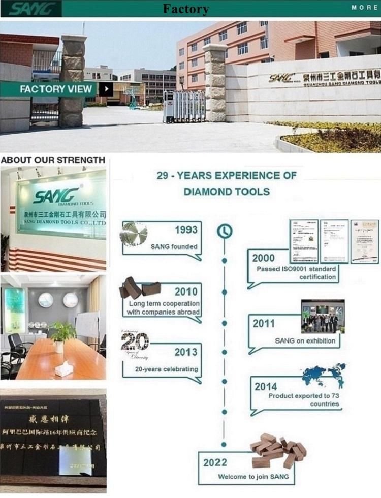 Multi-Diamond Saw Blade for Granite Block Cutting Tools