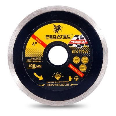 Pegatec 4&prime;&prime; Continuous Diamond Cutting Wheels