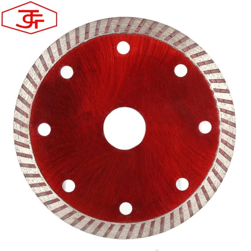 Cold Pressed Sintered Continuous Turbo Diamond Saw Blade for Cutting Stone