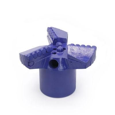 High Adaptability PDC 220mm Bit Equipment Drag PDC Bits 3 Wing Blades Scraper Bit