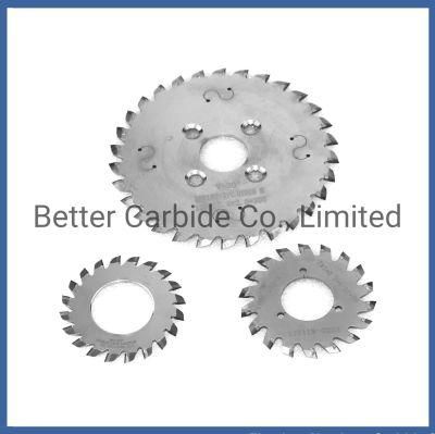 Customized Cemented Carbide Saw Blade - Tungsten Blade for PCB V Scoring