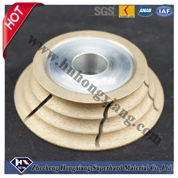 Peripheral Segmented Diamond Grinding V Wheel