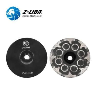 Resin Filled Diamond Cup Wheel 4&prime; &prime; for Grinding of Granite, Marble Surface and Edge