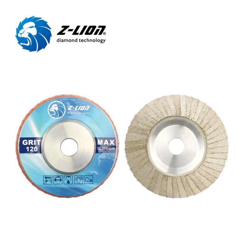 Z-Lion Diamond Flexible Flap Disc for Silicon Nitride Ceramic Tile