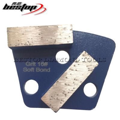 Trapezoid Diamond Polishing Disc Shoe for Concrete