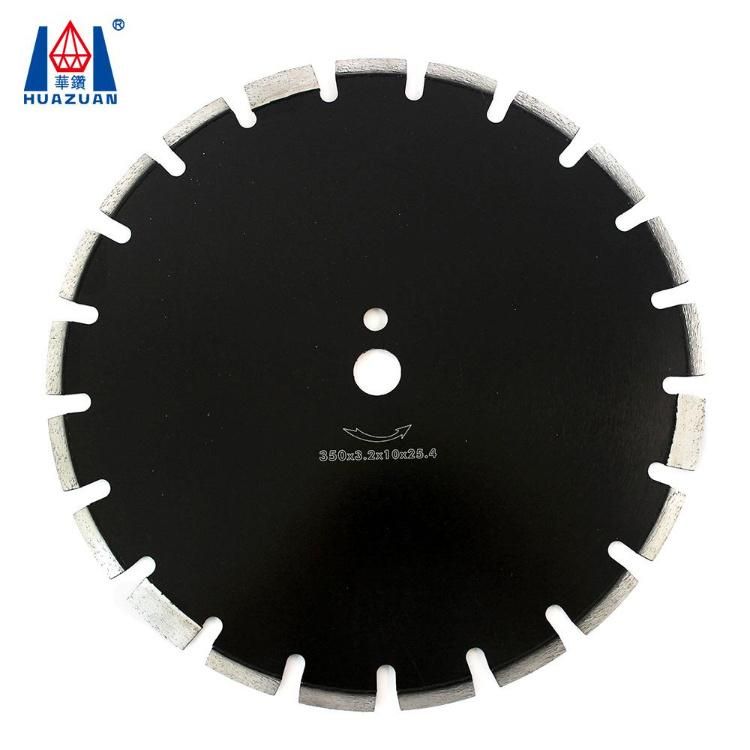 China Manufacture High Efficiency Diamond D350mm Saw Cutting Blade for Asphalt