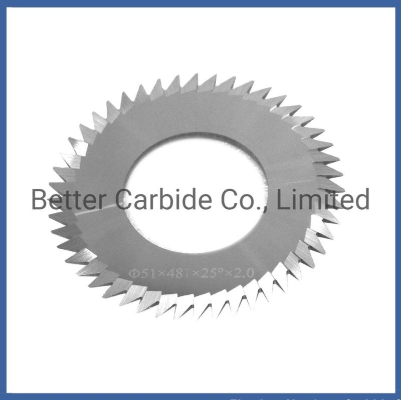 Yg6 K20 Cemented Carbide Saw Blade - Tungsten Blade for PCB V Scoring