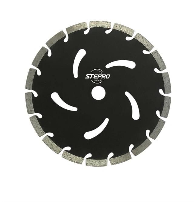 Diamond Cutting Blade, Segment Blade, with Sound Attenuation Hole 7"