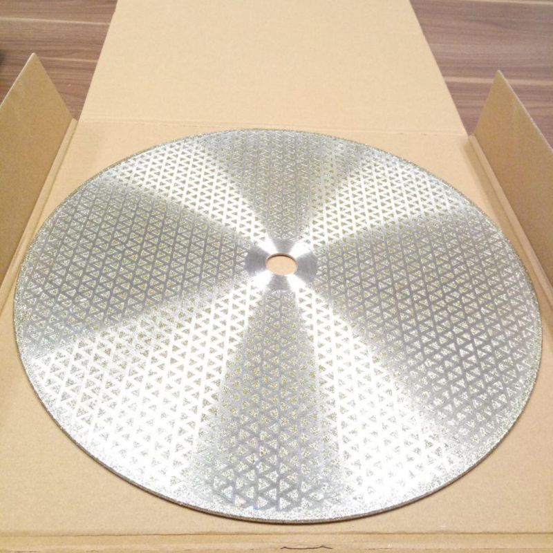 16" Electroplated Diamond Saw Blade for Cutting Mable Granite Stone