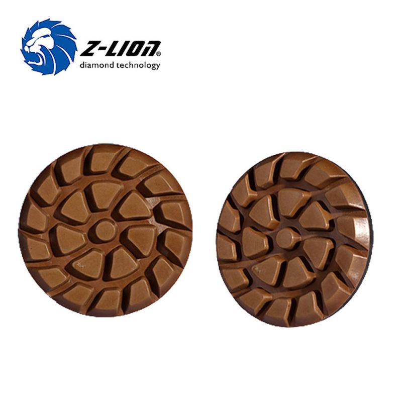 3" Diamond Copper Bond Hybrid Polishing Pad Concrete Floor Grinding Tool