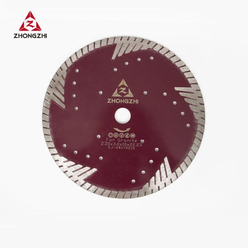 Hot Pressed Segmented Diamond Circular Saw Blades for Dry Cutting