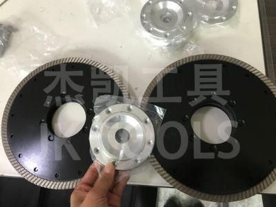 Made in China Hot Pressed Sintered Turbo Diamond Saw Blade with Flange for Stone Cutting