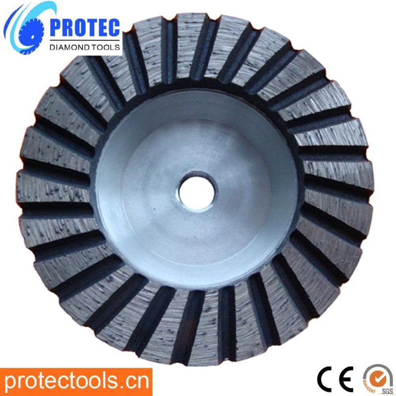 100mm Aluminum Matrix Diamond Cup Grinding Wheel for Stones