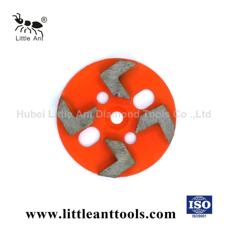 4-Inch Arrow Segments Concrete Grinding Disc Diamond Floor Shoes