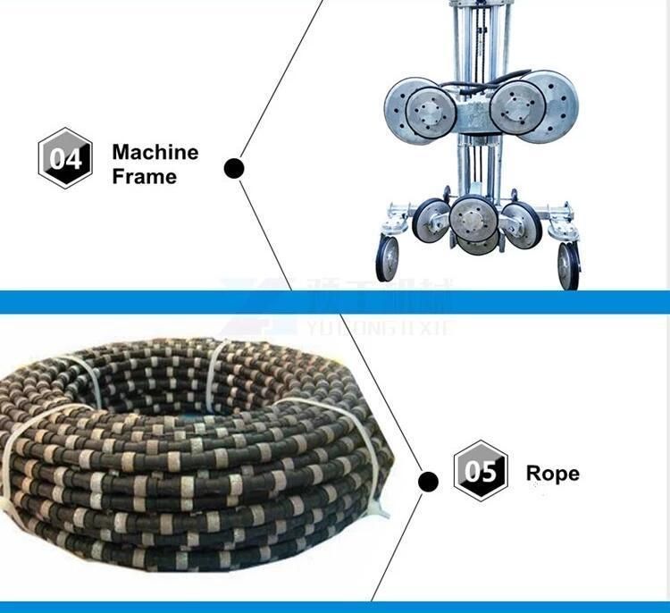 Granite Marble Diamond Wire Stone Concrete Cutter Saw