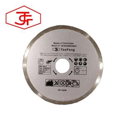 China Excellent 400mm Continuous Sintered Diamond Wet Cutting Circular Saw Blade