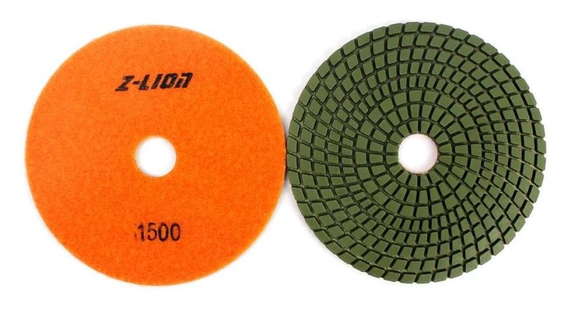 3"/4"/5" Diamond Resin Bond Wet Polishing Pad Stone Grinding Wheel for Marble Granite