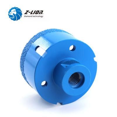 Blue Vacuum Brazed Diamond Drilling Core Bit Hole Saw Dry Use