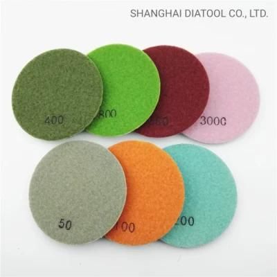 Thickened Resin Bond Diamond Concrete Polishing Pads, Concrete Floor Renew Pads