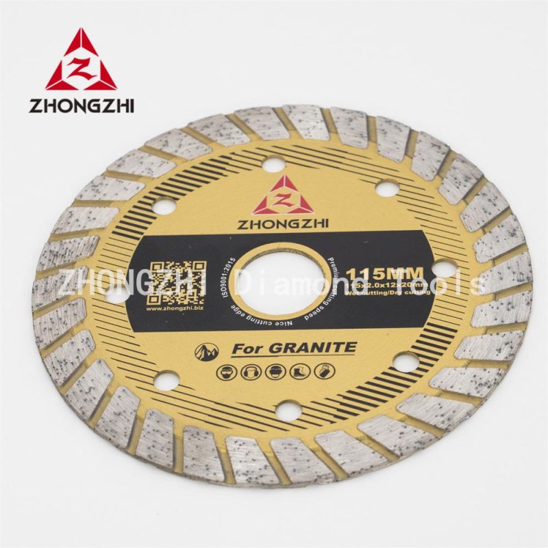 Zhongzhi Diamond Tools 115mm Diamond Saw Blade for Granite Cutting