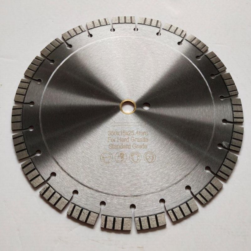 14 Inch Laser Welded Saw Blde Fast Dry Cutting Segment Diamond for Granite