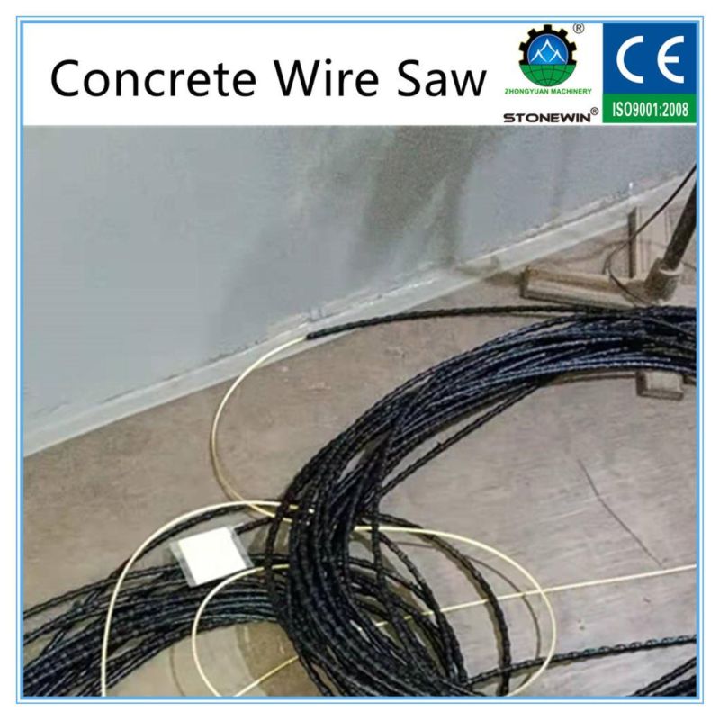 Concrete Cutting Rubber and Spring Diamond Wire Saw