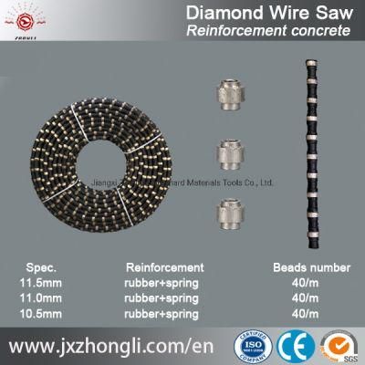 11.5mm Diamond Wire Saw for Reinforced Concrete Steel Construction