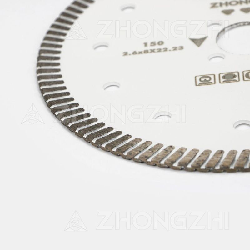 Zhongzhi Diamond Tools Turbo Sintered Circular Blade for Granite