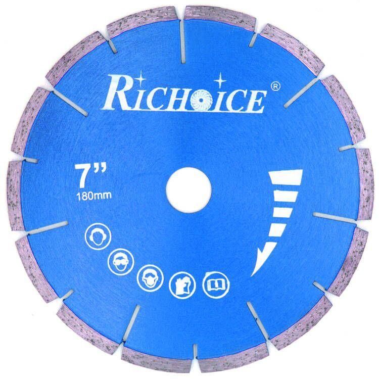 Richoice 100/115/ 125mm Hot Pressed Super Thin Turbo Diamond Cutting Disc Turbo Diamond Saw Blade for Granite Ceramic Marble