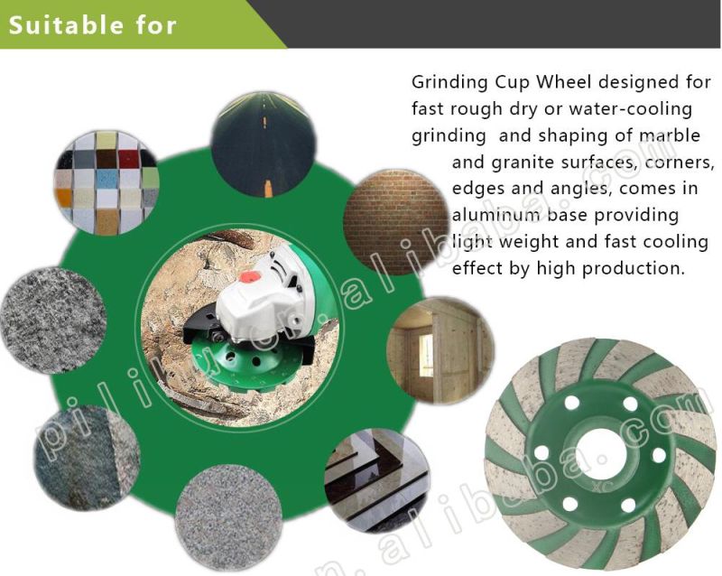 Diamond Cup Grinding Wheel for Stone Polishing