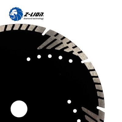 Zlion High Quality 230mm Protection Teeth Turbo Diamond Saw Blade