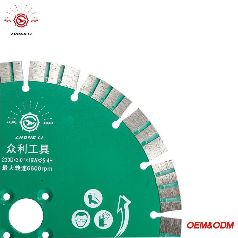 230mm China Manufacturer Diamond Saw Blade for Stone Cutting