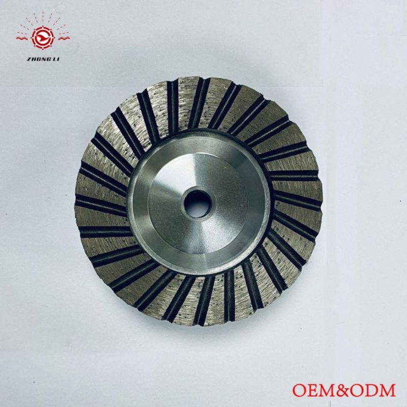 Turbo Diamond Cup Grinding Wheel for Angle Grinder