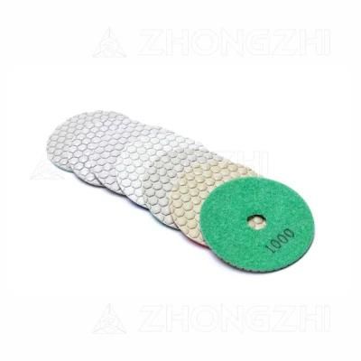 Resin-Bond Diamond Abrasive Dry Polishing Pad for Granite and Marble