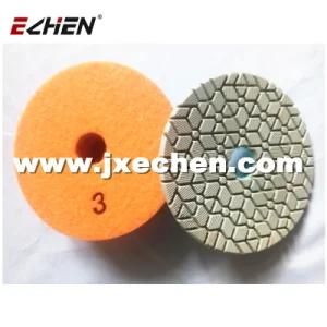 4 Inch Stone Polishing Pad with Hook &Loop Backed